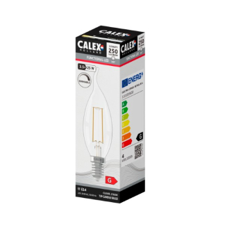 Calex Led lamp E14 | Kaars met punt | Calex (3.5W, 250lm, 2700K, Dimbaar) 1101005600 K170202497 - 3