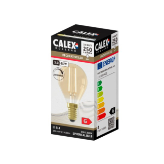 Calex Led lamp E14 | Kogel | Calex (3.5W, 250lm, 2100K, Dimbaar) 1101004400 K170203762 - 3
