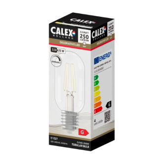 Calex Led lamp E27 | Buis | Calex (3.5W, 250lm, 2300K, Dimbaar) 1101004000 K170203600 - 3