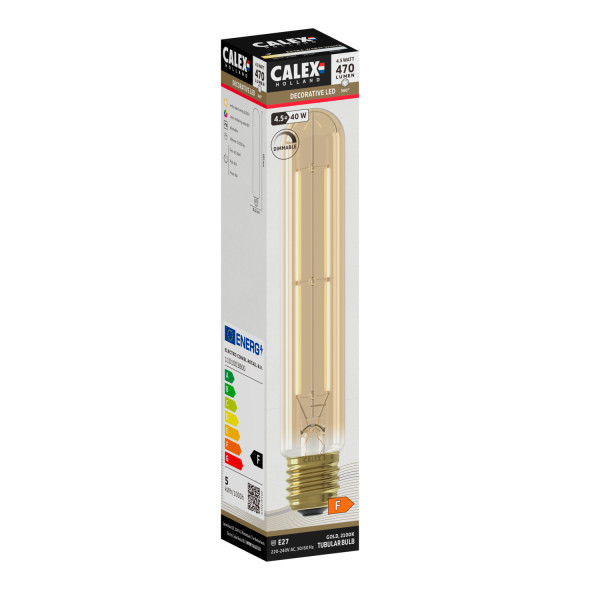 Calex Led lamp E27 | Buis | Calex (4.5W, 470lm, 2100K, Dimbaar) 1101003800 K170203840 - 3