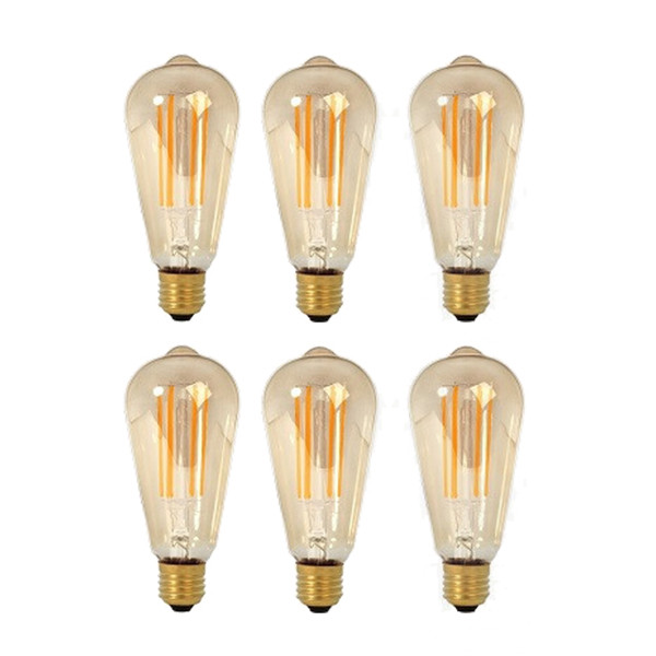 Calex Led lamp E27 | Edison | Calex | 6 stuks (3.5W, 250lm, 2100K, Dimbaar) 1101001800 V170202485 - 1