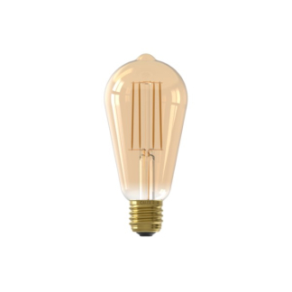 Calex Led lamp E27 | Edison | Calex (4.5W, 470lm, 2100K, Dimbaar, Goud) 1101002100 K170203898 - 1