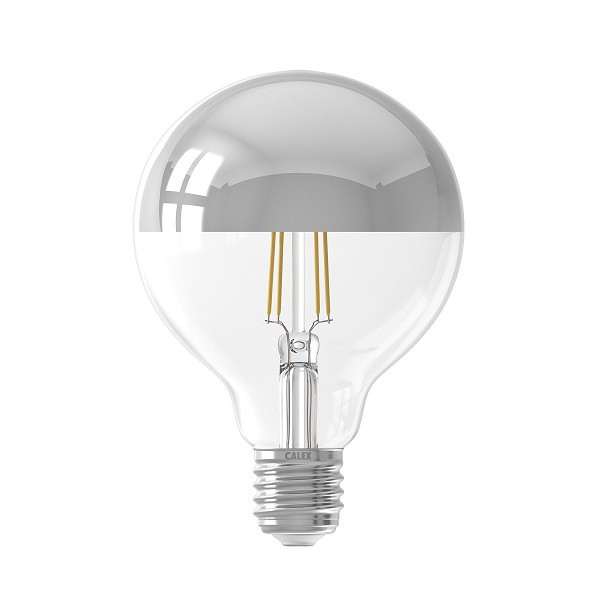 Calex Led lamp E27 | Globe | Calex (3.5W, 250lm, 2300K, Dimbaar, Kopspiegel) 1101002600 K170203799 - 1