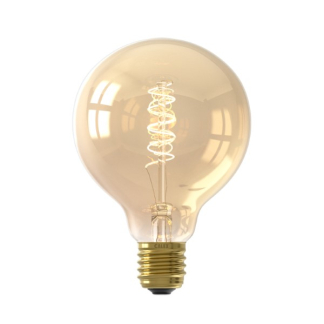 Calex Led lamp E27 | Globe | Calex (3.8W, 250lm, 2100K, Dimbaar, Goud) 1001000900 K170203774 - 1