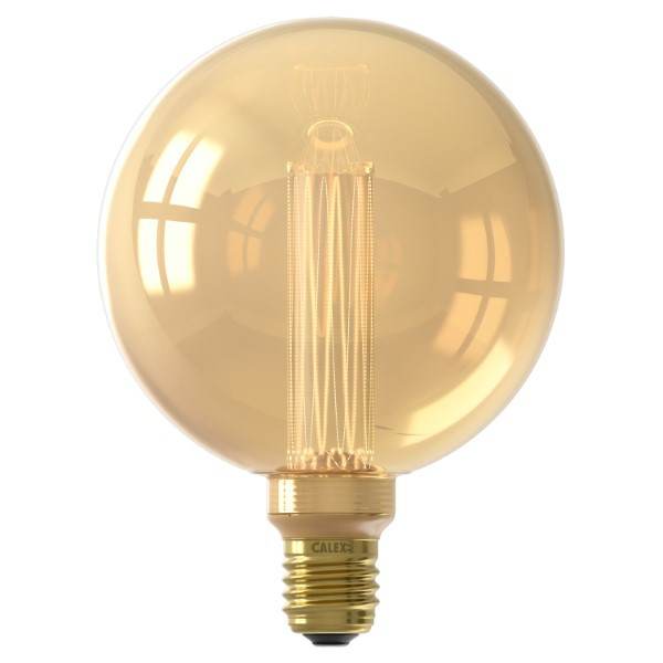 Calex Led lamp E27 | Globe | Calex (4W, 120lm, 1800K, Dimbaar, Goud) 1201001400 473879 K170203074 - 1