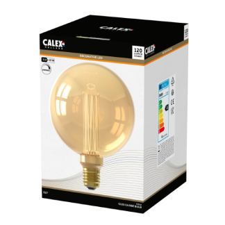 Calex Led lamp E27 | Globe | Calex (4W, 120lm, 1800K, Dimbaar, Goud) 1201001400 473879 K170203074 - 3
