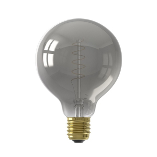Calex Led lamp E27 | Globe | Calex (4W, 136lm, 1800K, Dimbaar, Titanium) 1001001400 K170203866 - 2