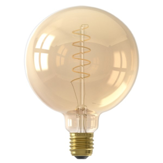 Calex Led lamp E27 | Globe | Calex (5.5W, 470lm, 2100K, Dimbaar, Goud) 1001003500 K150204386 - 1