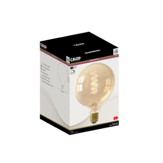 Calex Led lamp E27 | Globe | Calex (5.5W, 470lm, 2100K, Dimbaar, Goud) 1001003500 K150204386 - 2