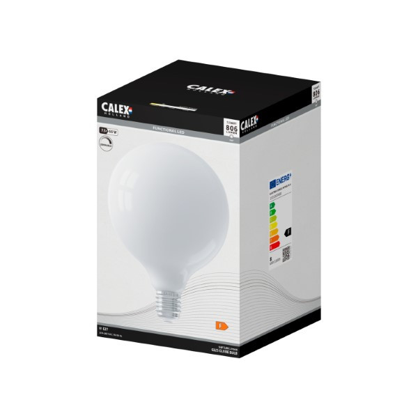 Calex Led lamp E27 | Globe | Calex (7.5W, 806lm, 2700K, Dimbaar) 1101003400 K170203850 - 2