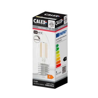 Calex Led lamp E27 | Kaars | Calex (4.5W, 470lm, 2700K, Dimbaar) 1101006000 K170203777 - 3
