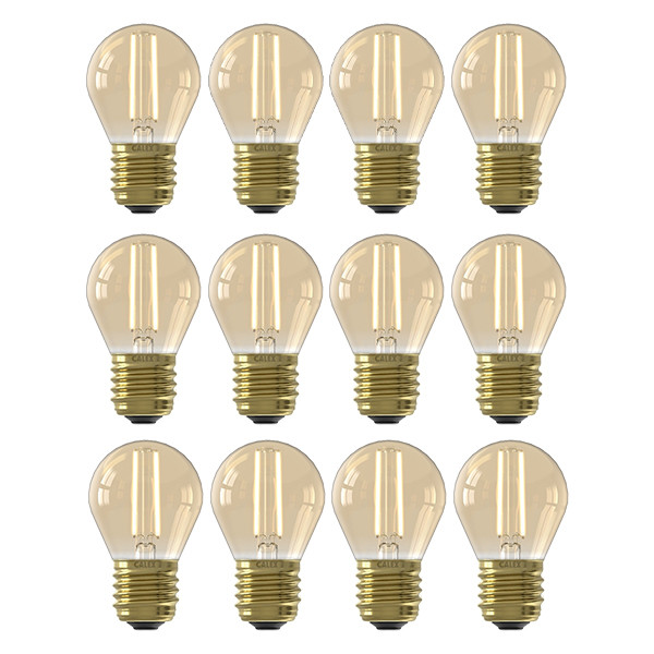 Calex Led lamp E27 | Kogel | Calex | 12 stuks (3.5W, 250lm, 2100K, Dimbaar) 1101004900 V170202478 - 1