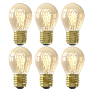 Led lamp E27 | Kogel | Calex | 6 stuks (2.5W, 136 lm, 2100K, Dimbaar)