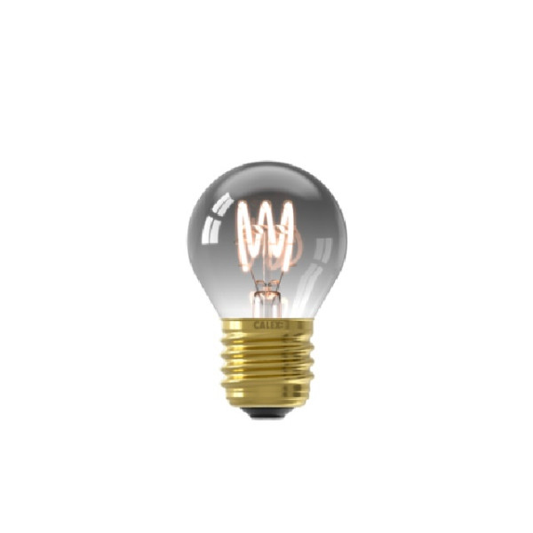 Calex Led lamp E27 | Kogel | Calex (4W, 136lm, 1800K, Dimbaar, Titanium) 1001002300 K170202943 - 1