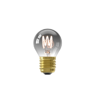 Calex Led lamp E27 | Kogel | Calex (4W, 136lm, 1800K, Dimbaar, Titanium) 1001002300 K170202943 - 1