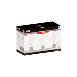 Calex Led lamp E27 | Peer | Calex | 3 stuks (7W, 806lm, 2700K) 1101010100 K170404220 - 2
