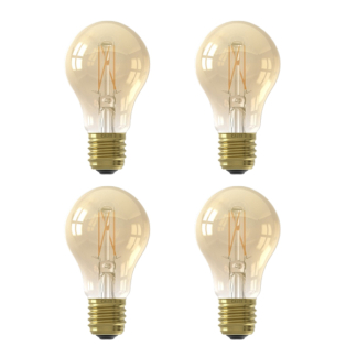 Led lamp E27 | Peer | Calex | 4 stuks (4.5W, 470lm, 2100K, Dimbaar)