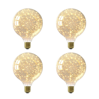 Led lamp E27 | Stars globe | Calex | 4 stuks (1.5W, 50lm, 3000K)