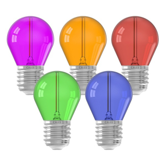 Calex Led lampen voor prikkabel | Calex (5 stuks, Gekleurd) 473434 K170203869 - 1