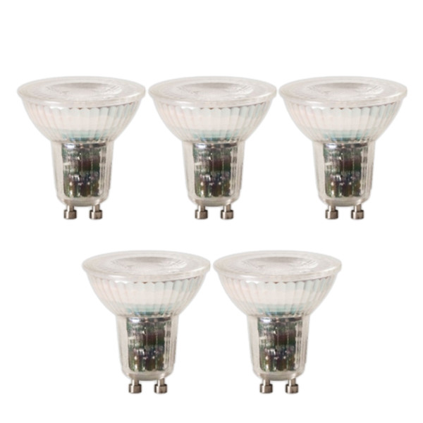 Calex Led spot GU10 | Calex | 5 stuks (4.9W, 345lm, 2700K, Dimbaar) 1301000500 V170202484 - 1