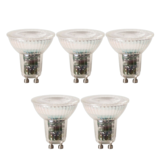 Led spot GU10 | Calex | 5 stuks (4.9W, 345lm, 2700K, Dimbaar)