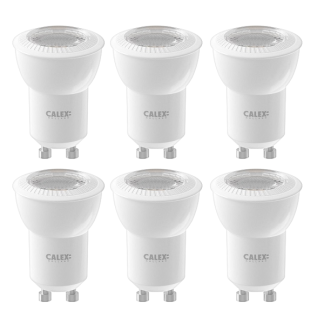 Led spot GU10 | Calex | 6 stuks (4W, 246lm, 3000K, Dimbaar)