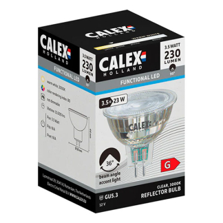 Calex Led spot GU5.3 | Calex (3.5W, 230lm, 3000K) 1301010100 K170202797 - 3