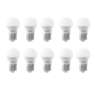 Ledlamp E27 | Kogel | Calex | 10 stuks (3W, 215lm, 2200K)