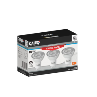 Calex Ledlamp GU10 | Calex | 3 stuks (4.2W, 345lm, 2700K) 1301008500 K170202959 - 2