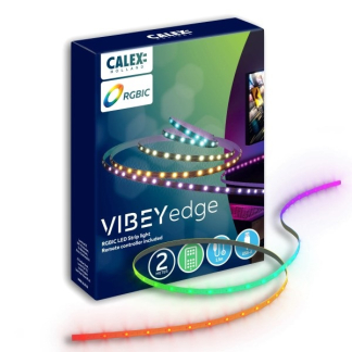 Calex Ledstrip | Calex Vibey | 2 meter (Afstandsbediening, USB, 7W, 600lm, RGBW, Dimbaar) 1801000201 K150303049 - 1