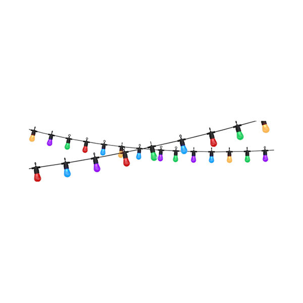 Calex Lichtsnoer | Calex | VISTA | 10 meter (10 leds, IP44, Gekleurd) 4301003300 K150301086 - 2