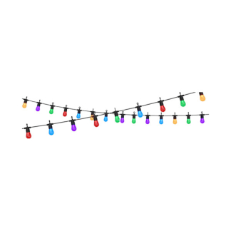 Calex Lichtsnoer | Calex | VISTA | 10 meter (10 leds, IP44, Gekleurd) 4301003300 K150301086 - 2