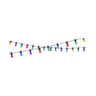 Calex Lichtsnoer | Calex | VISTA | 10 meter (10 leds, IP44, Gekleurd) 4301003300 K150301086 - 2