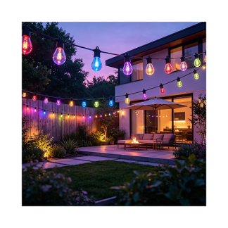 Calex Lichtsnoer | Calex | Vista | 15 meter (10 leds, IP44, Koppelbaar, Timer, Incl. afstandsbediening, Gekleurd) 4301002901 K150301085 - 3