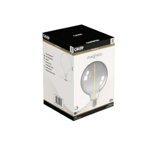 Calex Magneto | Globe | E27 (3.4W, 90lm, 1800K, Dimbaar, Titanium) 2001002000 K150204390 - 2