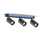 Calex Opbouwspot | Calex (3x GU10, Aluminium, Zwart) 3501001700 K170203964 - 1