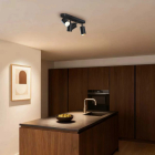 Calex Opbouwspot | Calex (4x GU10, Aluminium, Zwart) 3501001800 K170203965 - 2