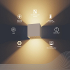 Calex Oplaadbare wandlamp | Calex | Volterra (Led, Up/Down, Zand) 4301003400 K170203950 - 2