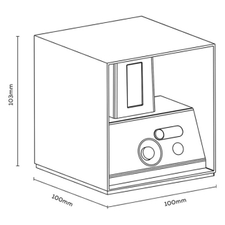 Calex Oplaadbare wandlamp | Calex | Volterra (Led, Up/Down, Zwart) 4301002400 K170203421 - 5