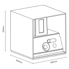 Calex Oplaadbare wandlamp | Calex | Volterra (Led, Up/Down, Zwart) 4301002400 K170203421 - 5