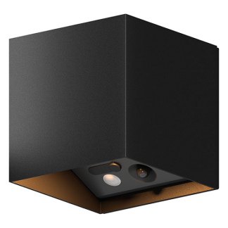 Calex Oplaadbare wandlamp | Calex | Volterra (Led, Up/Down, Zwart) 4301002400 K170203421 - 1