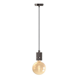 Calex Pendel | Calex | 1.5 meter  (E27, Rond, Aluminium, Gun metal) 965240 K170203159 - 2