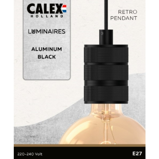 Calex Pendel | Calex | 1.5 meter (E27, Rond, Aluminium, Zwart) 3401000200 K170203160 - 3