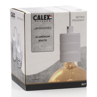 Calex Pendel | Calex (E27, Metaal, Wit) 965243 K170203830 - 