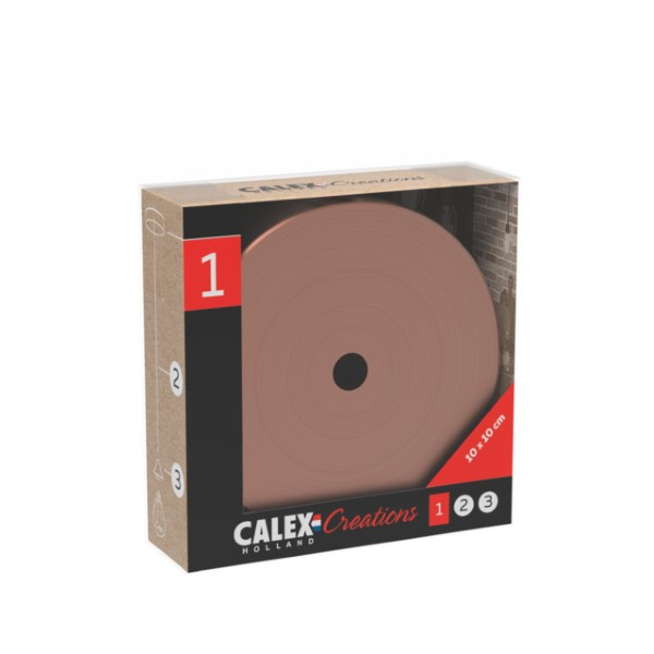 Calex Plafondkap | Calex (Ø10cm , Rond, 1 lamp, Mat koper) 940018 K170202782 - 2