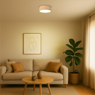 Calex Plafondlamp | Calex | Ø30 cm (E27, Max. 25W, Taupe) 3601000300 K170203966 - 2