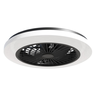 Calex Plafondventilator met lamp | Calex Smart Home | Halo (6 standen, Zomer- en wintermodus, 21.5W, 45dB, 3000 – 6500K, 650lm, Dimbaar,  Ø50 cm) 5701000400 K170203893 - 1