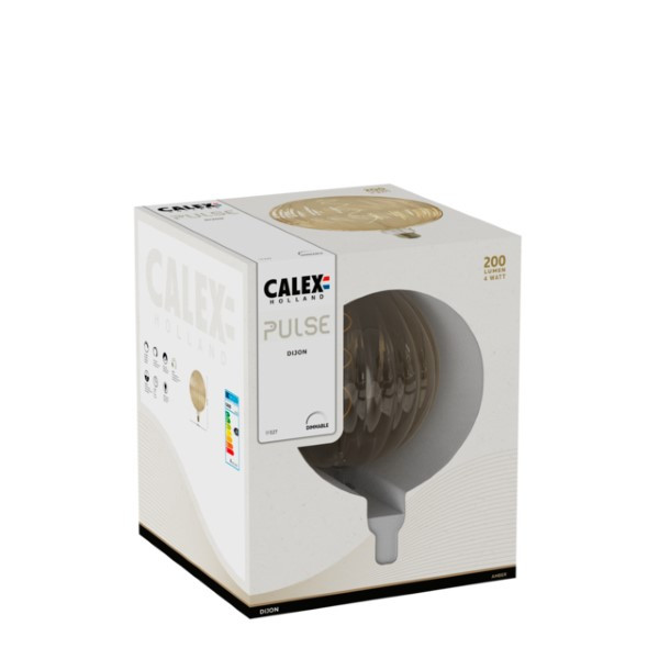Calex Pulse | Dijon | E27 (4W, 240lm, 2000K, Dimbaar, Amber) 2101002500 K150303637 - 2