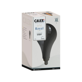 Calex Royal | Osby | E27 (Led, 3.5W, 60lm, 2000K, Dimbaar, Titanium) 2101005700 K150303627 - 2
