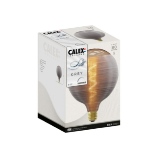 Calex Silk | Globe | E27 (4W, 80lm, 1800K, Dimbaar, Grijs) 2001001200 K150204389 - 2